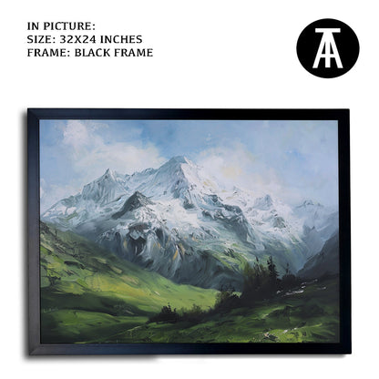 Artwork in Metal Earling Silver Frame