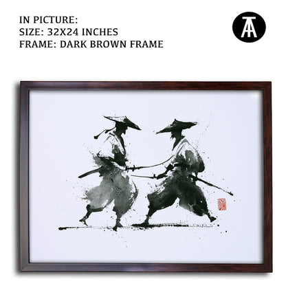 Artwork in Metal Champagne Gold Frame