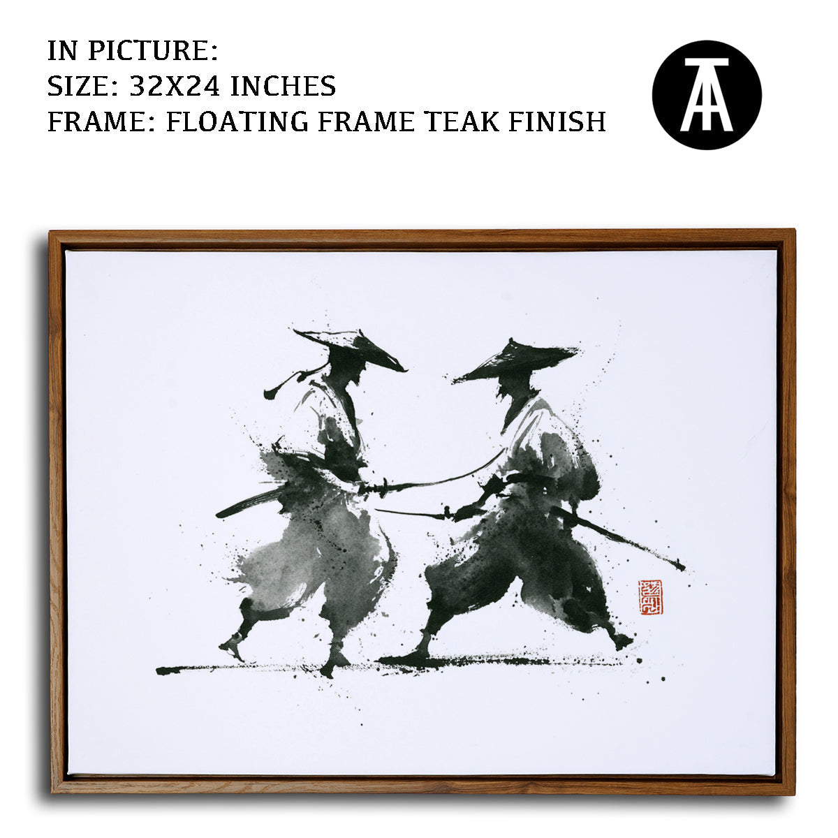 Artwork in Floating Frame