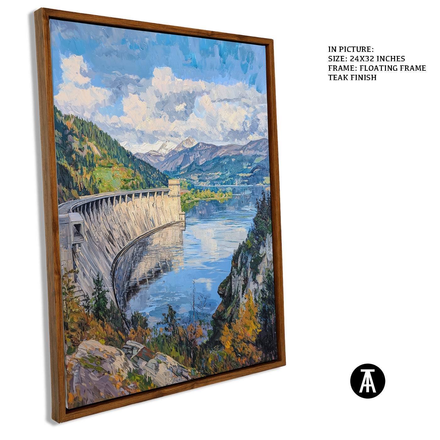 Artwork in Floating Frame