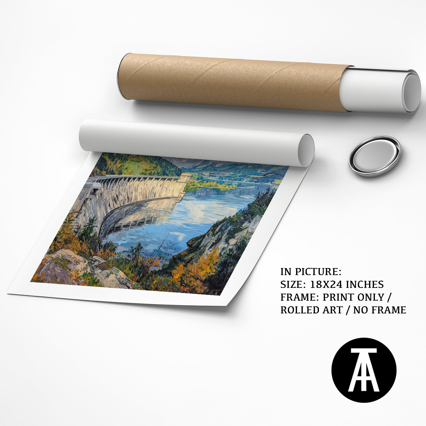 Artwork as Print Only or Rolled Art