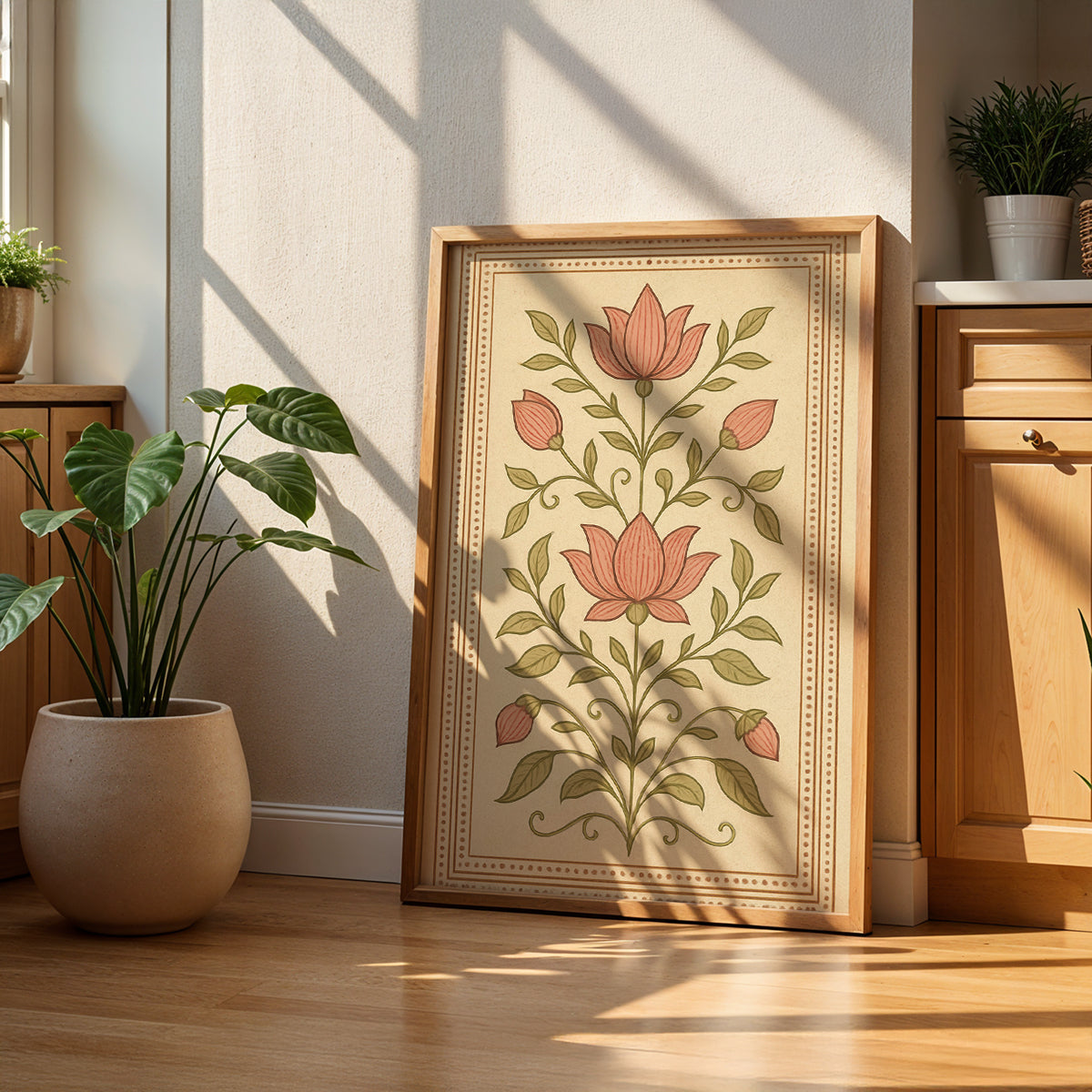 Heritage Indian Painting in a Lifestyle Setting