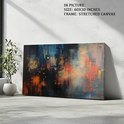 Artwork in Natural Wood Frame
