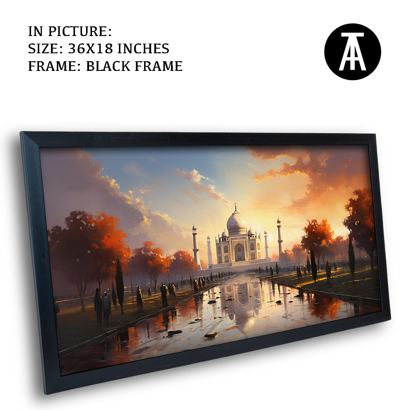 Artwork in Metal Earling Silver Frame