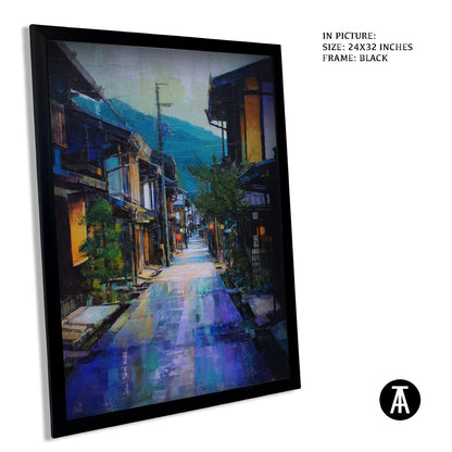 Artwork in Metal Earling Silver Frame