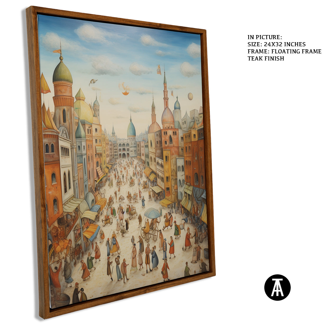 Artwork in Floating Frame