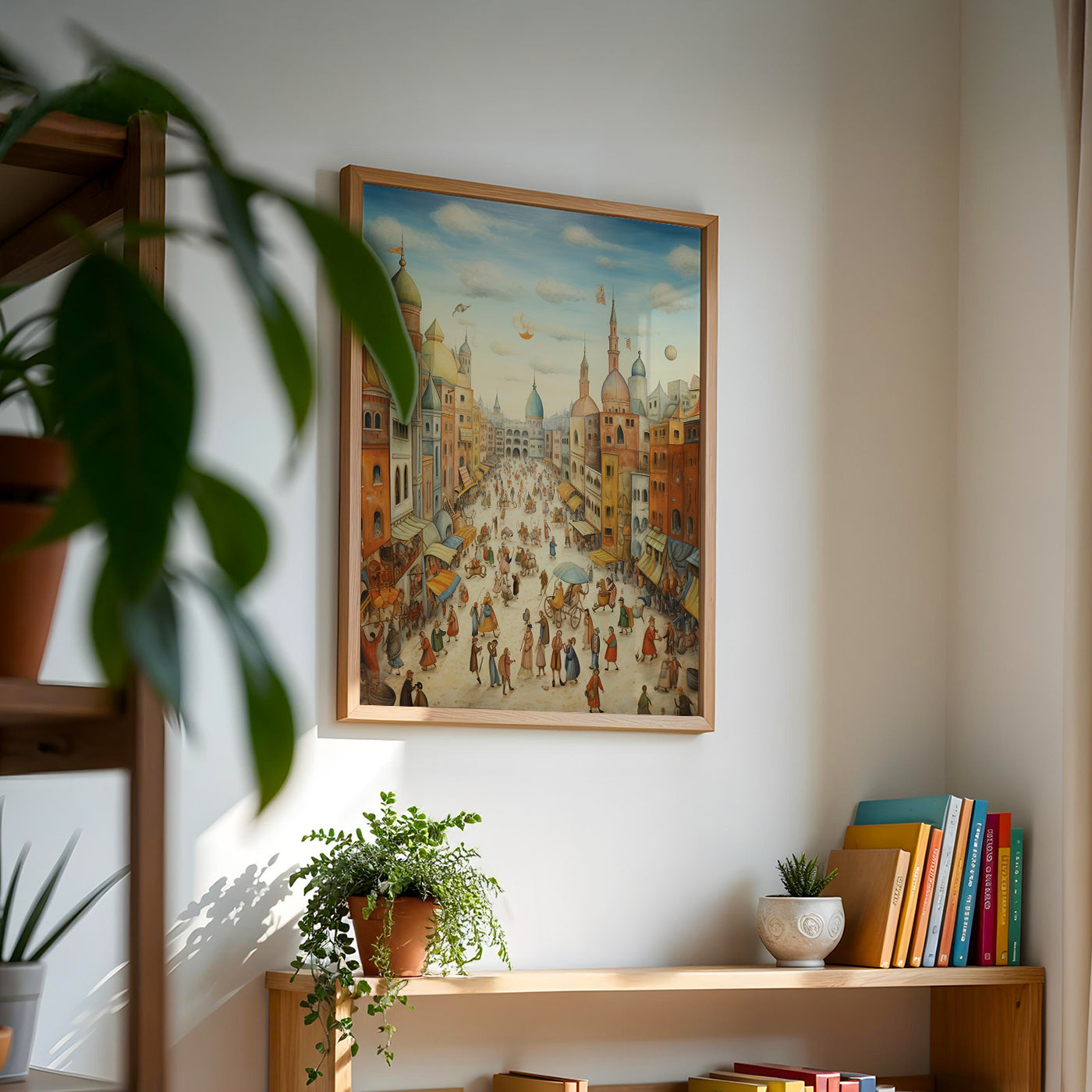 Turkish Artwork in a Lifestyle Setting