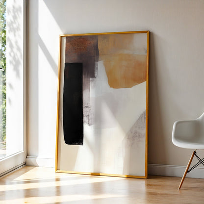 Abstract Art in a Lifestyle Setting Tangled Horizon by NYC Abstract