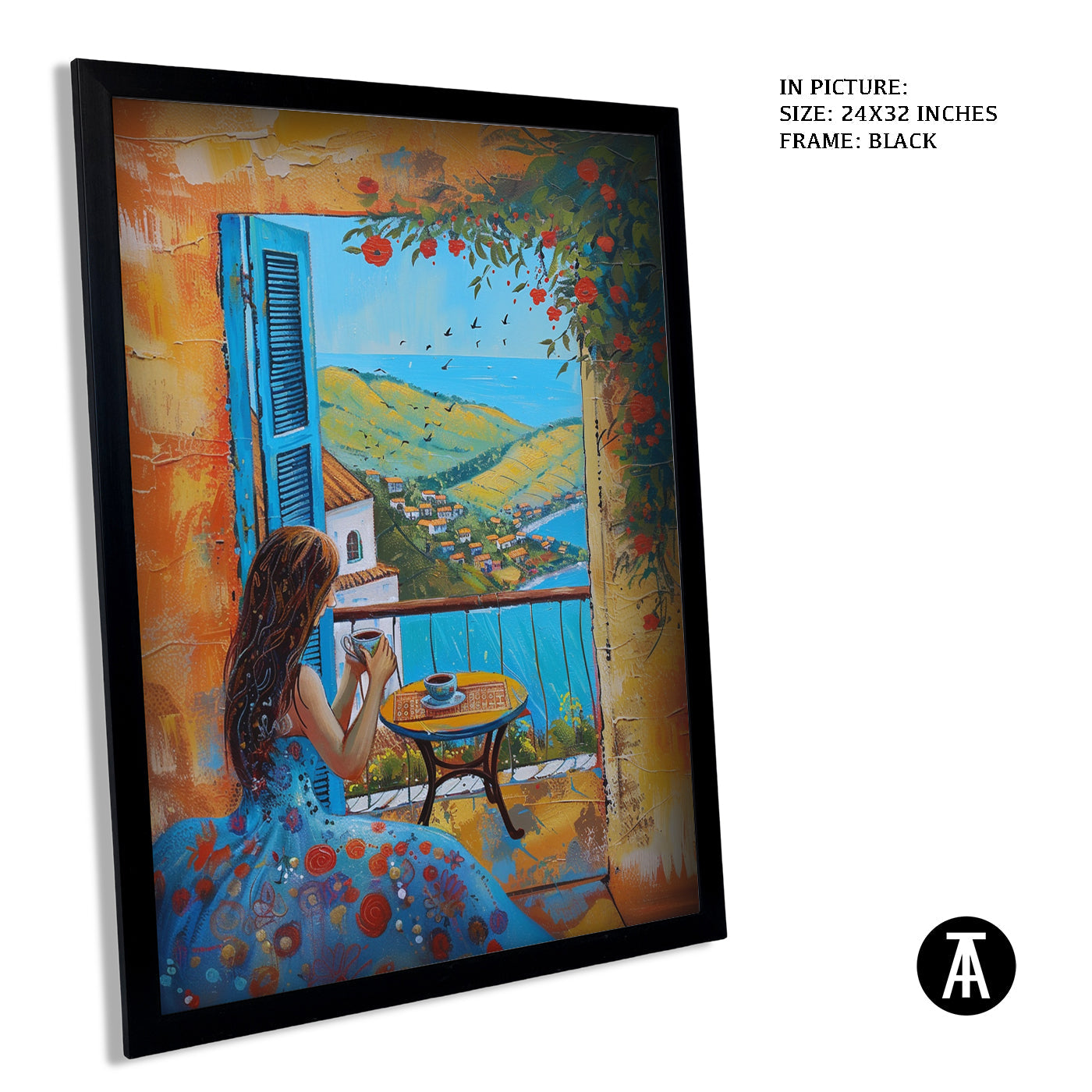 Artwork in Black Frame