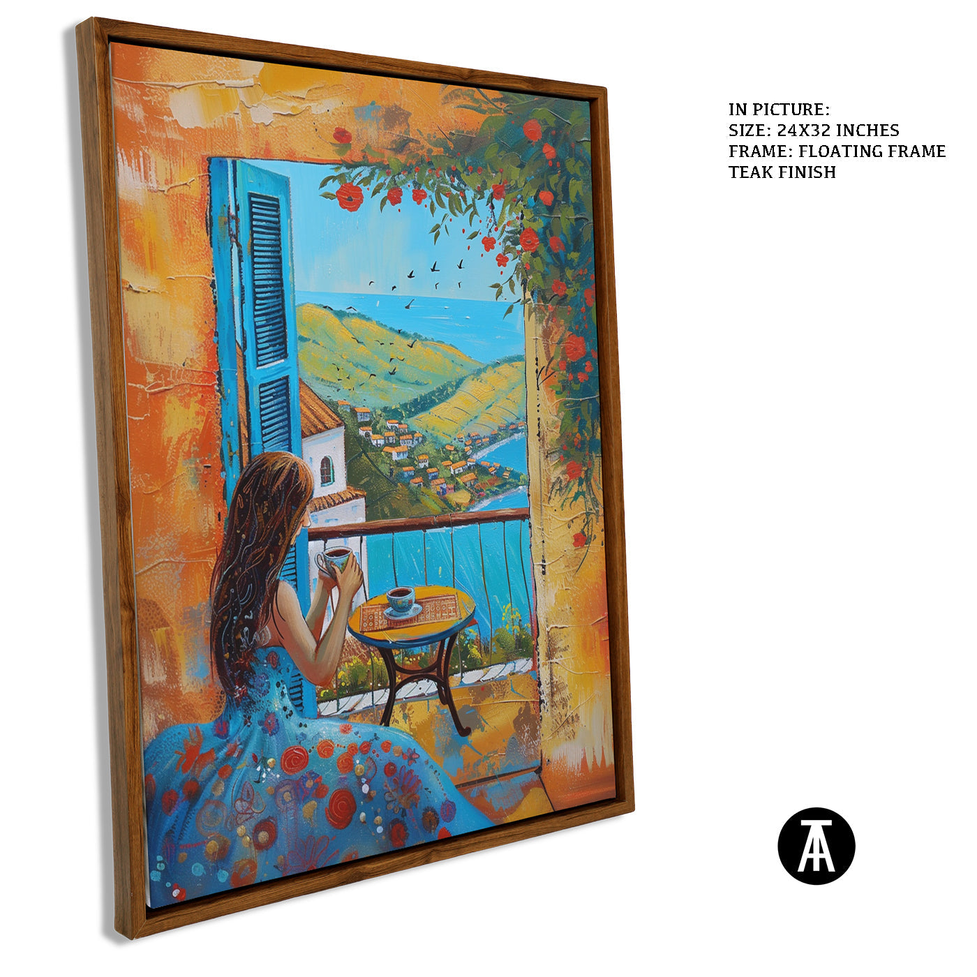 Artwork in Floating Frame