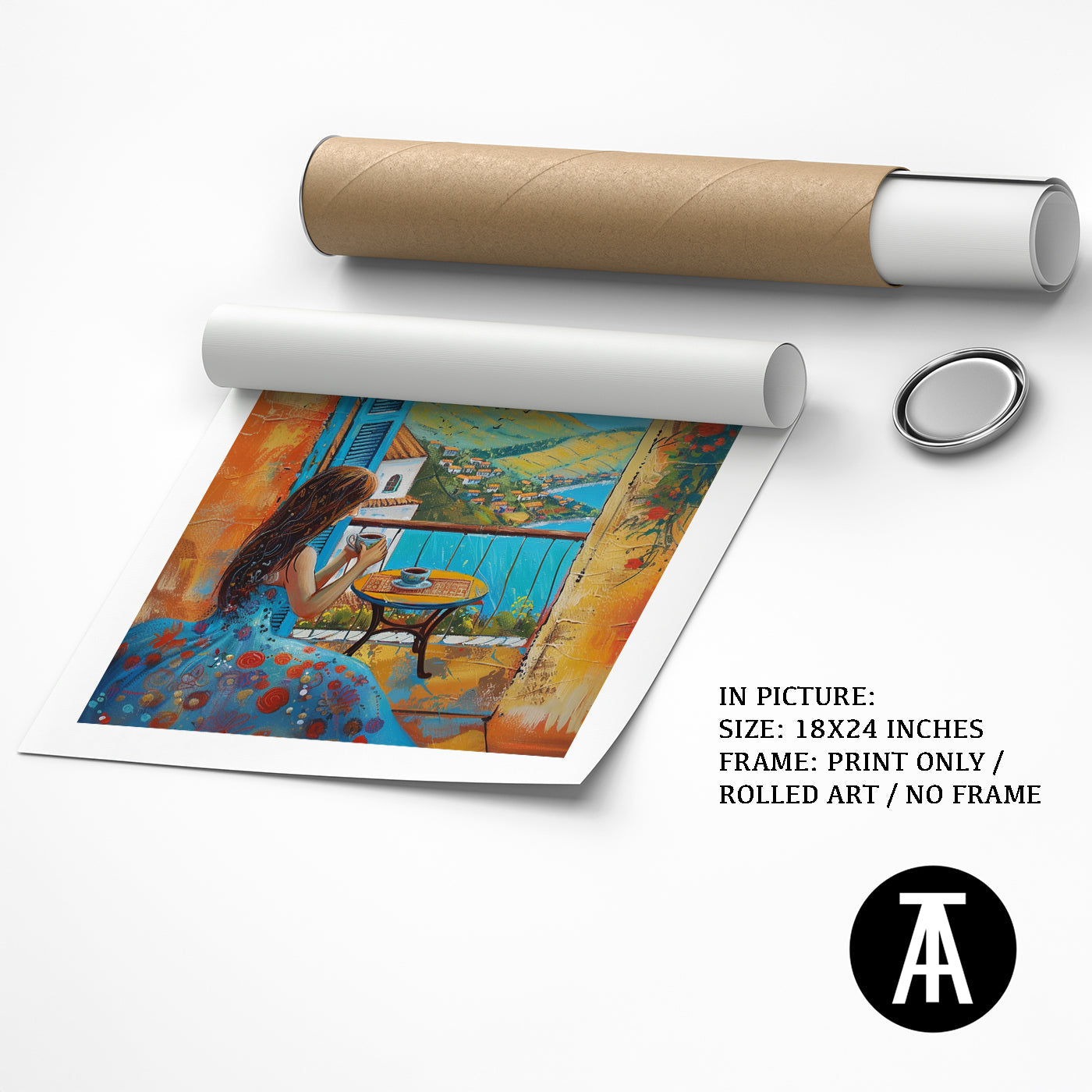 Artwork as Print Only or Rolled Art
