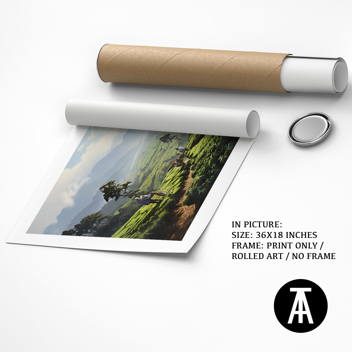 Artwork as Print Only or Rolled Art