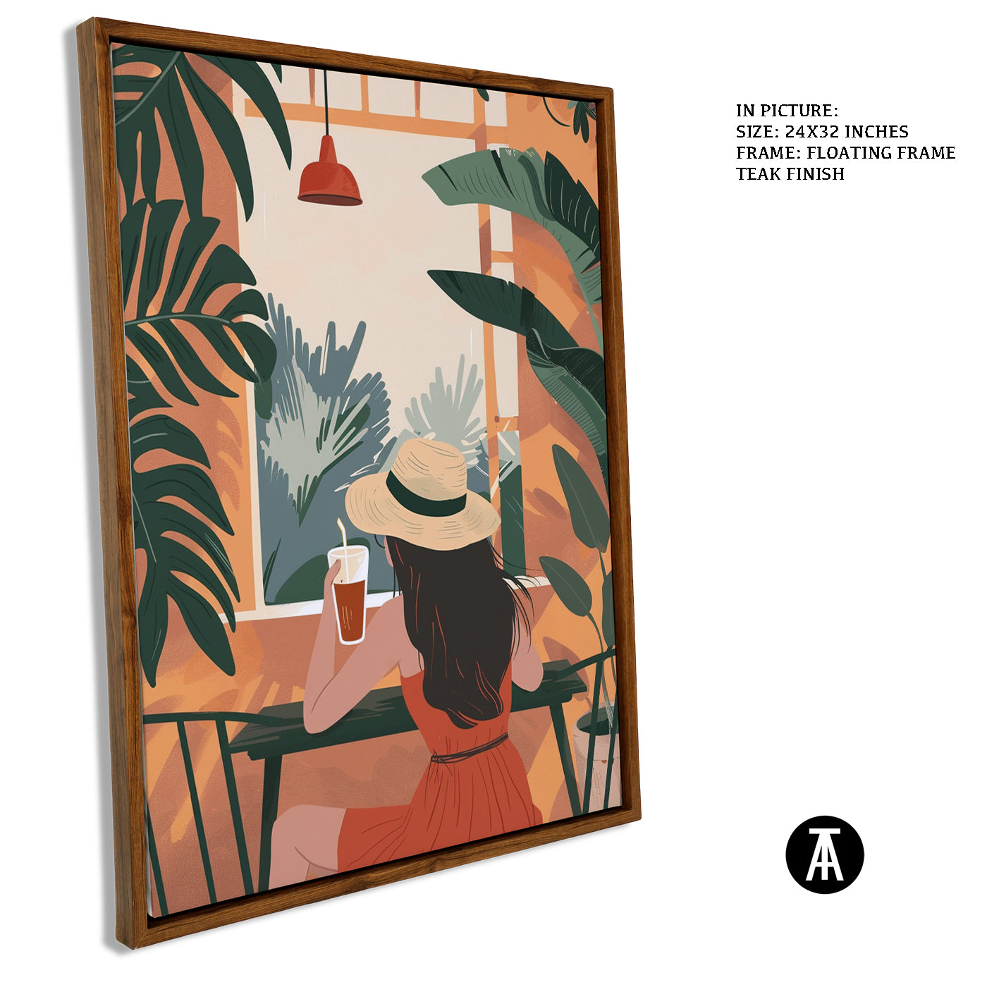 Artwork in Floating Frame