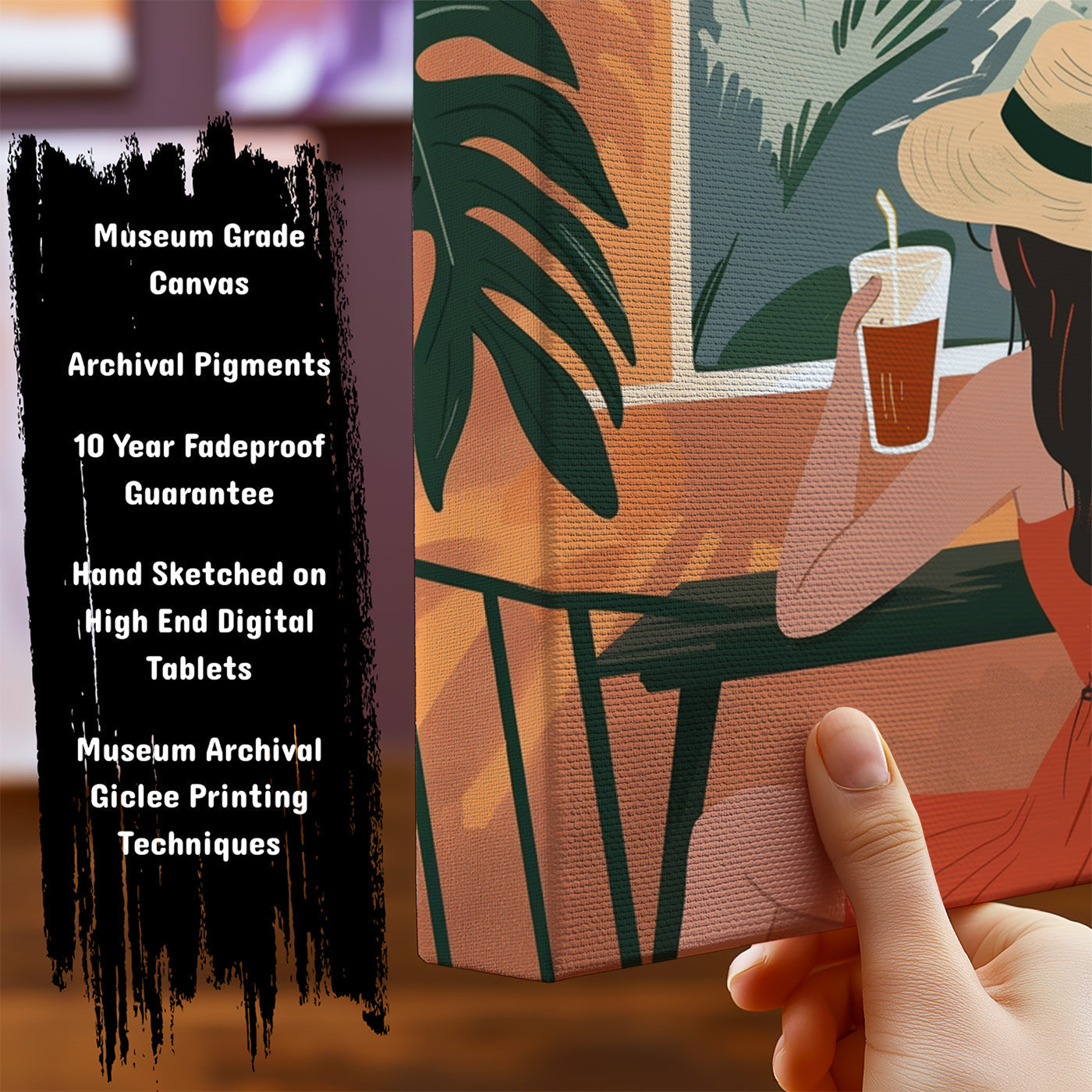 Information about Boho Art Canvas Art Print