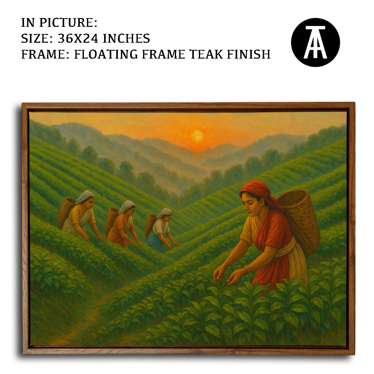Artwork in Floating Frame