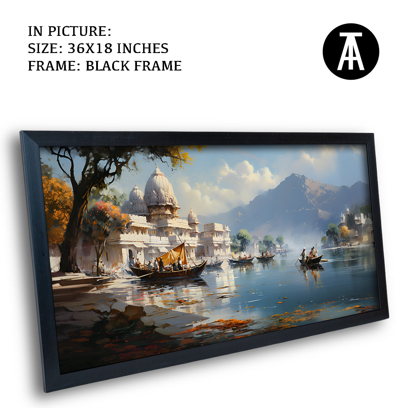 Artwork in Metal Earling Silver Frame