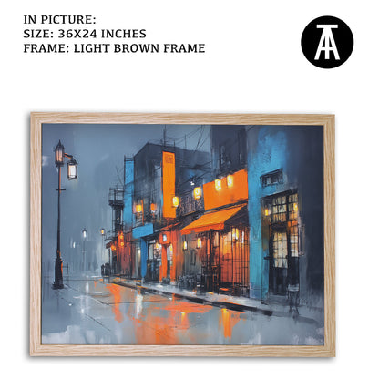 Artwork in Metal Earling Silver Frame