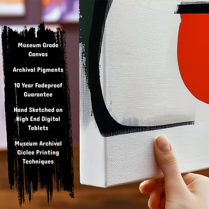 Important Features of our Abstract ArtworksTemporal Red by NYC Abstract