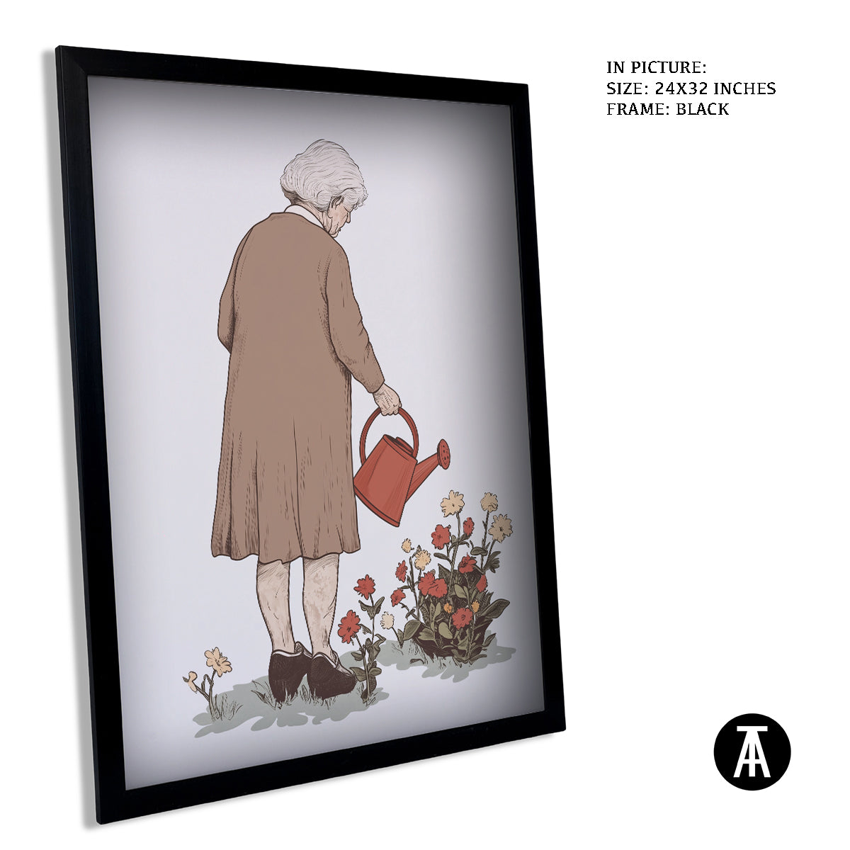 Artwork in Metal Earling Silver Frame