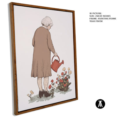 Artwork in Floating Frame