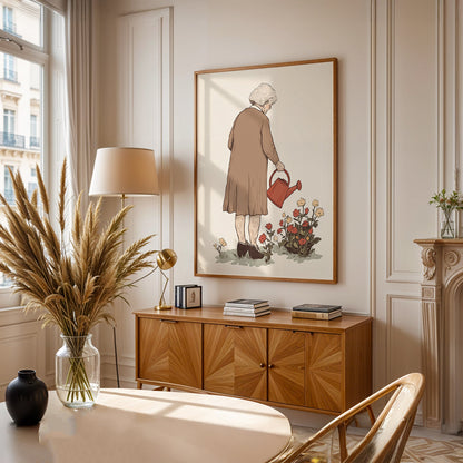 Minimalist Painting in a Lifestyle Setting