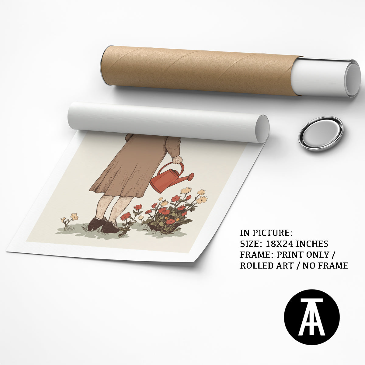 Artwork as Print Only or Rolled Art