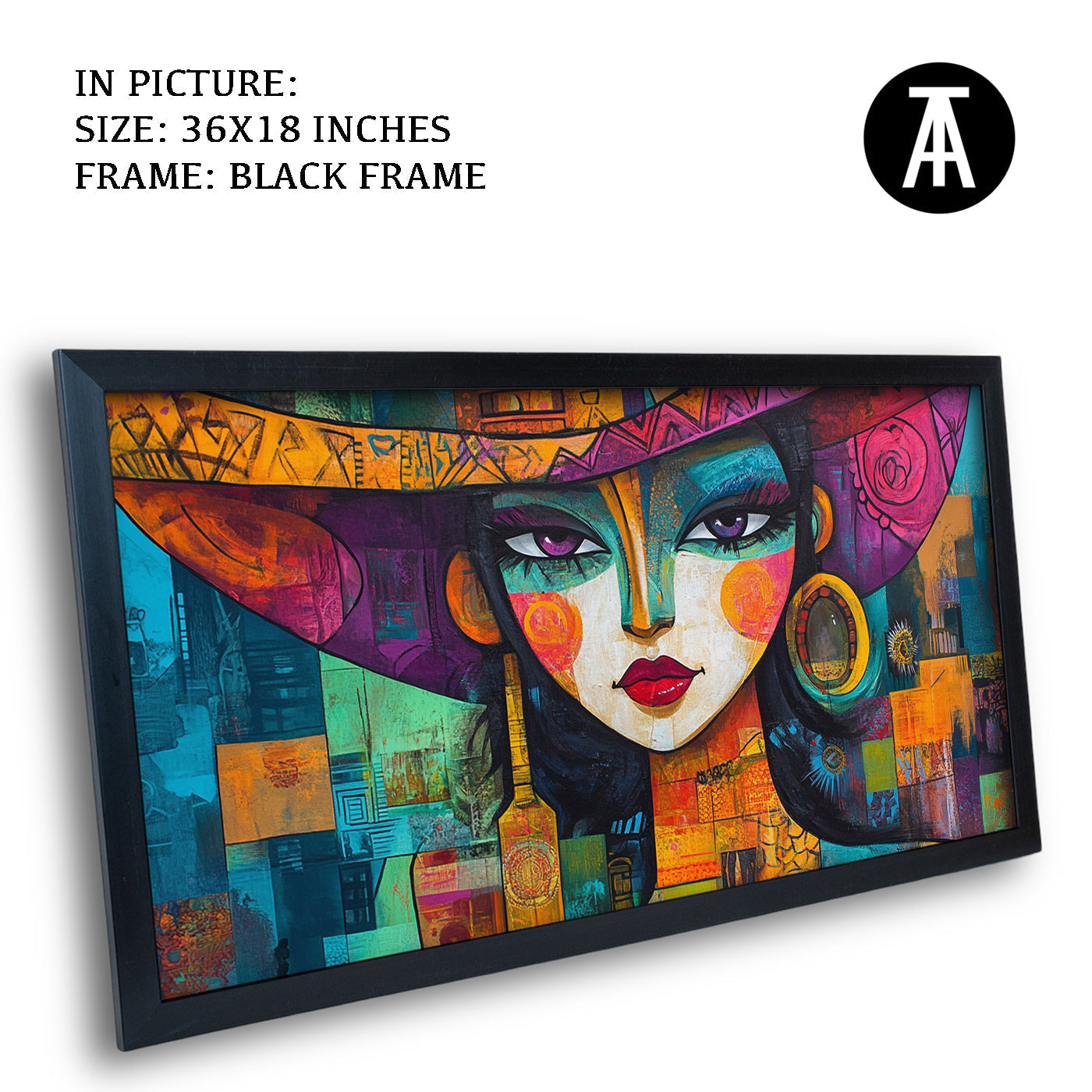Artwork in Metal Earling Silver Frame