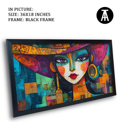 Artwork in Metal Earling Silver Frame