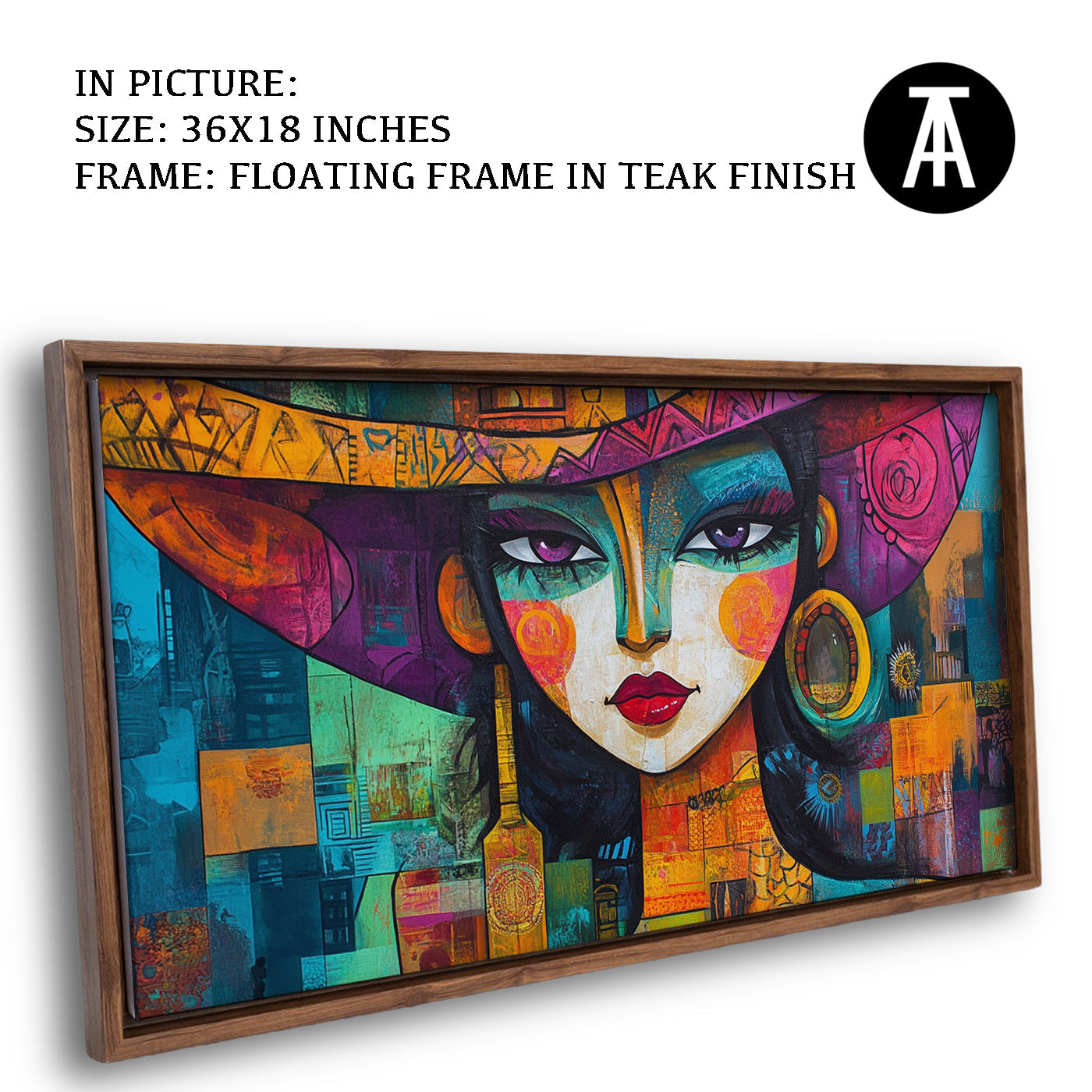 Artwork in Floating Frame