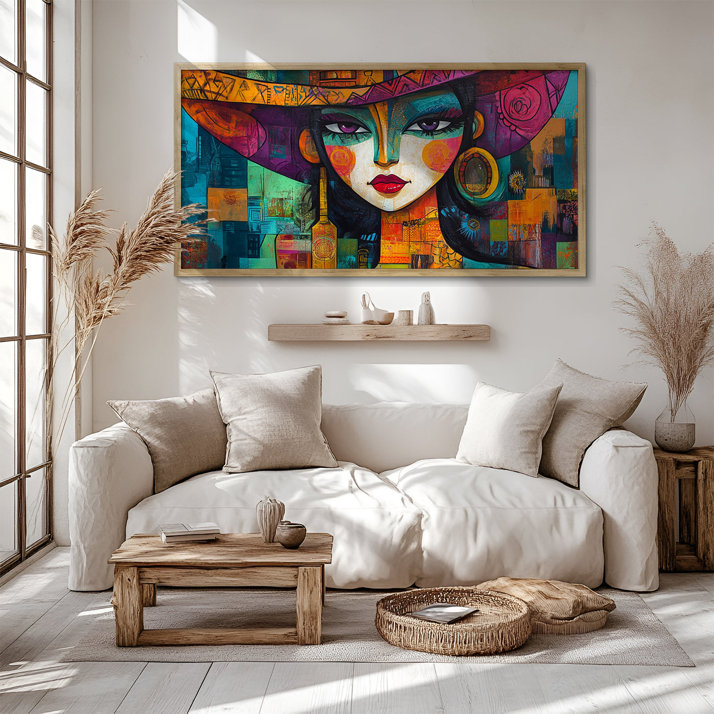 Modern Art in a Lifestyle Setting