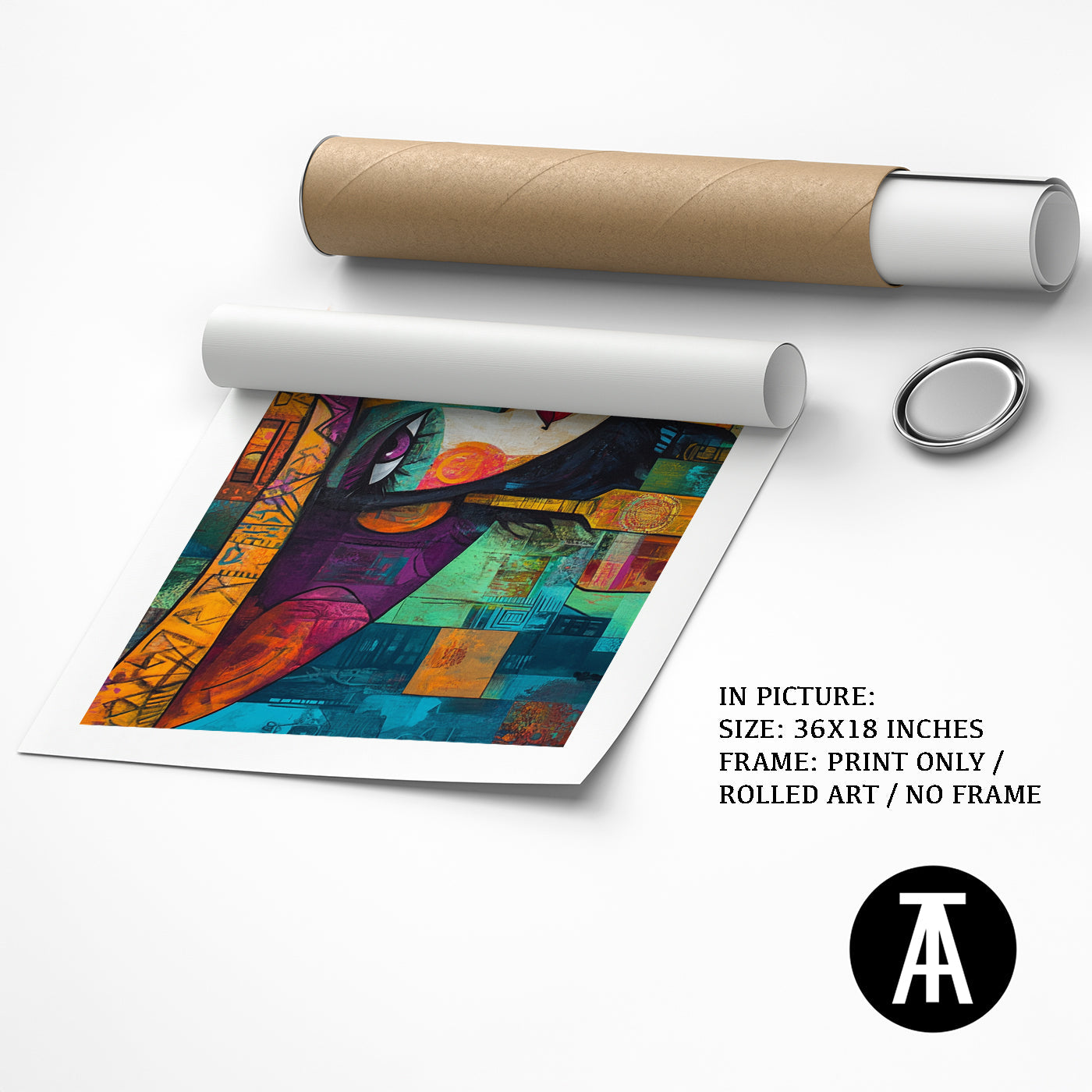 Artwork as Print Only or Rolled Art