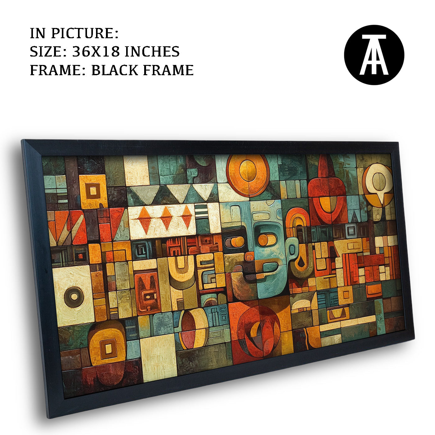 Artwork in Metal Earling Silver Frame