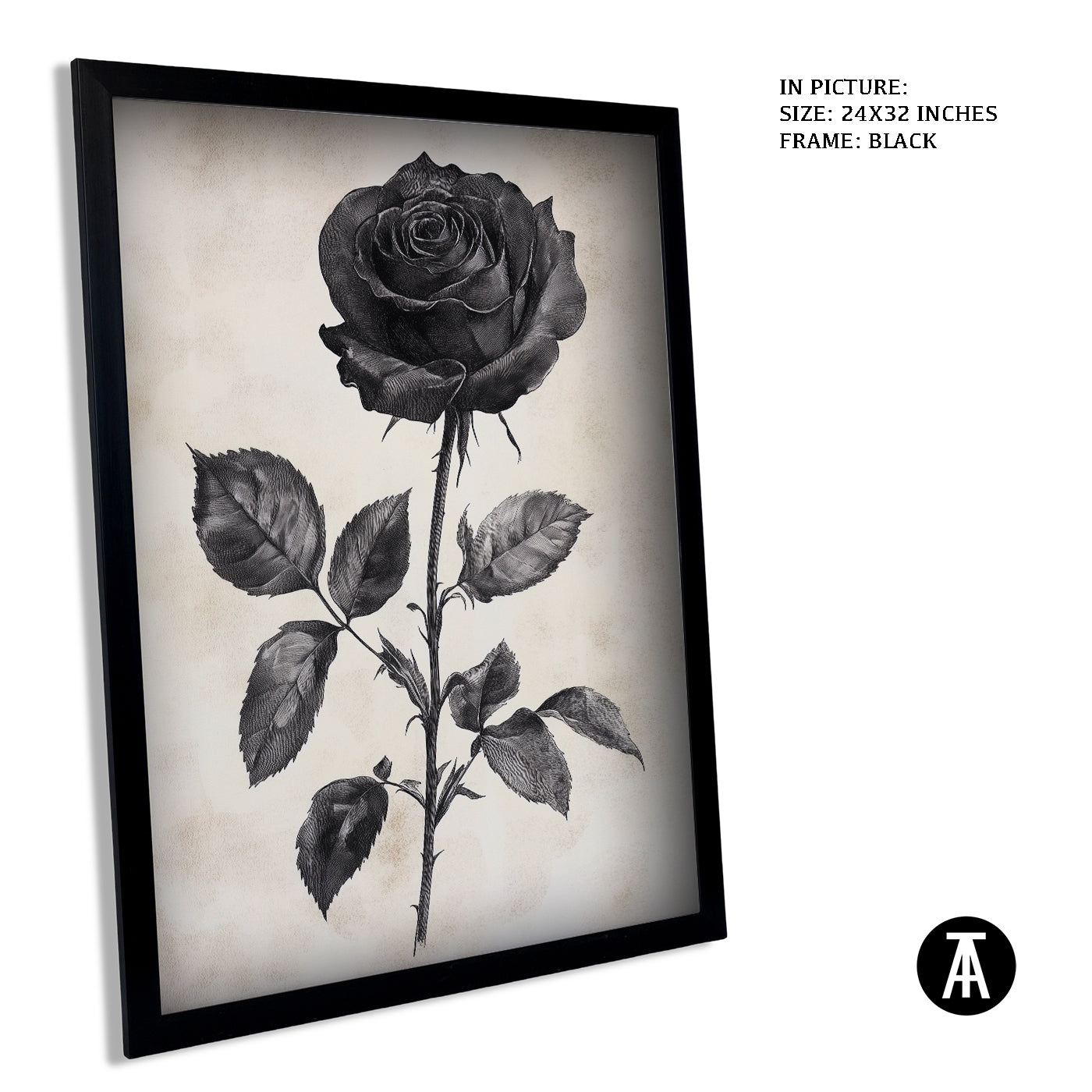 Artwork in Metal Earling Silver Frame