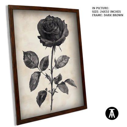 Artwork in Metal Champagne Gold Frame
