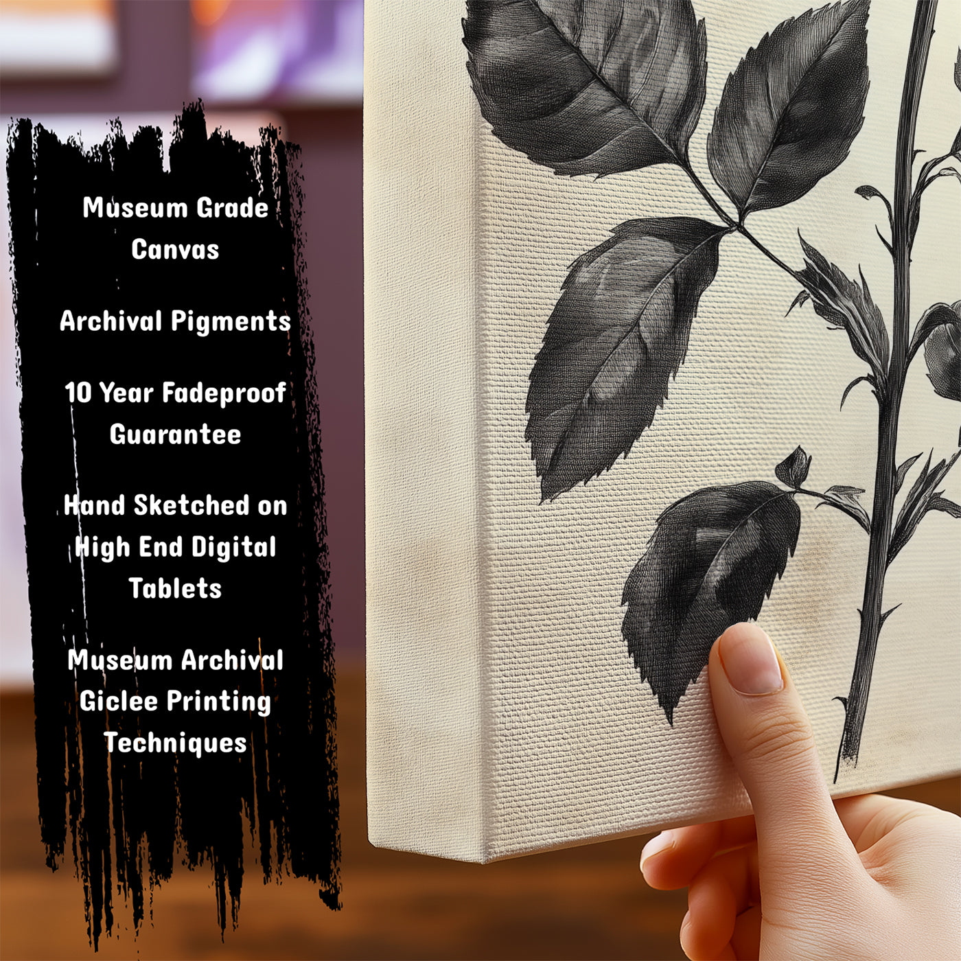 Information about Floral Botanical Canvas Art Print
