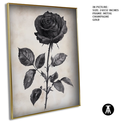 Artwork in Light Brown Frame