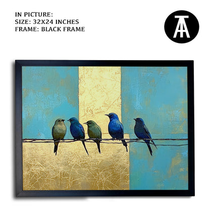 Artwork in Metal Earling Silver Frame