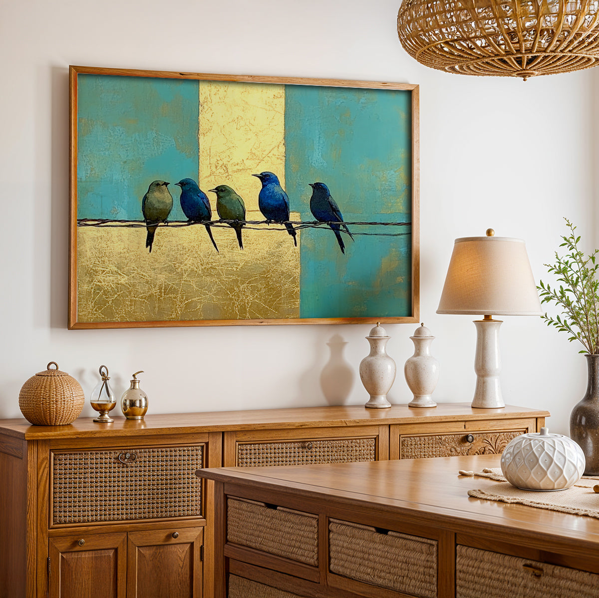 Limited Edition Painting in a Lifestyle Setting