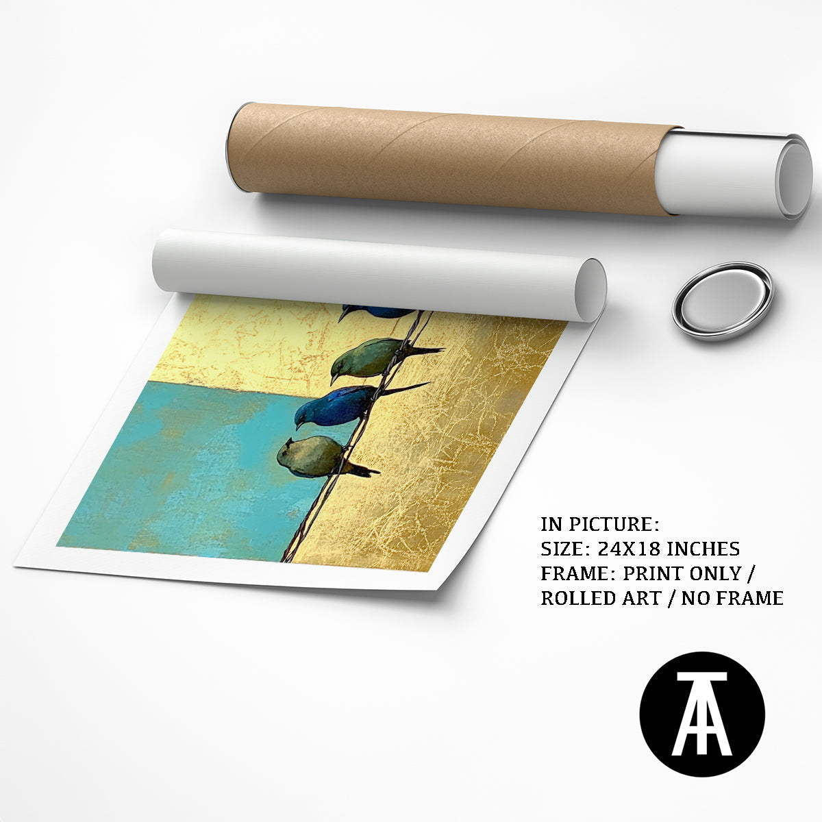Artwork as Print Only or Rolled Art