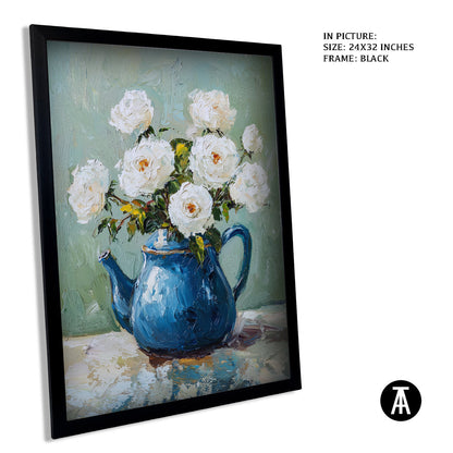 Artwork in Metal Earling Silver Frame