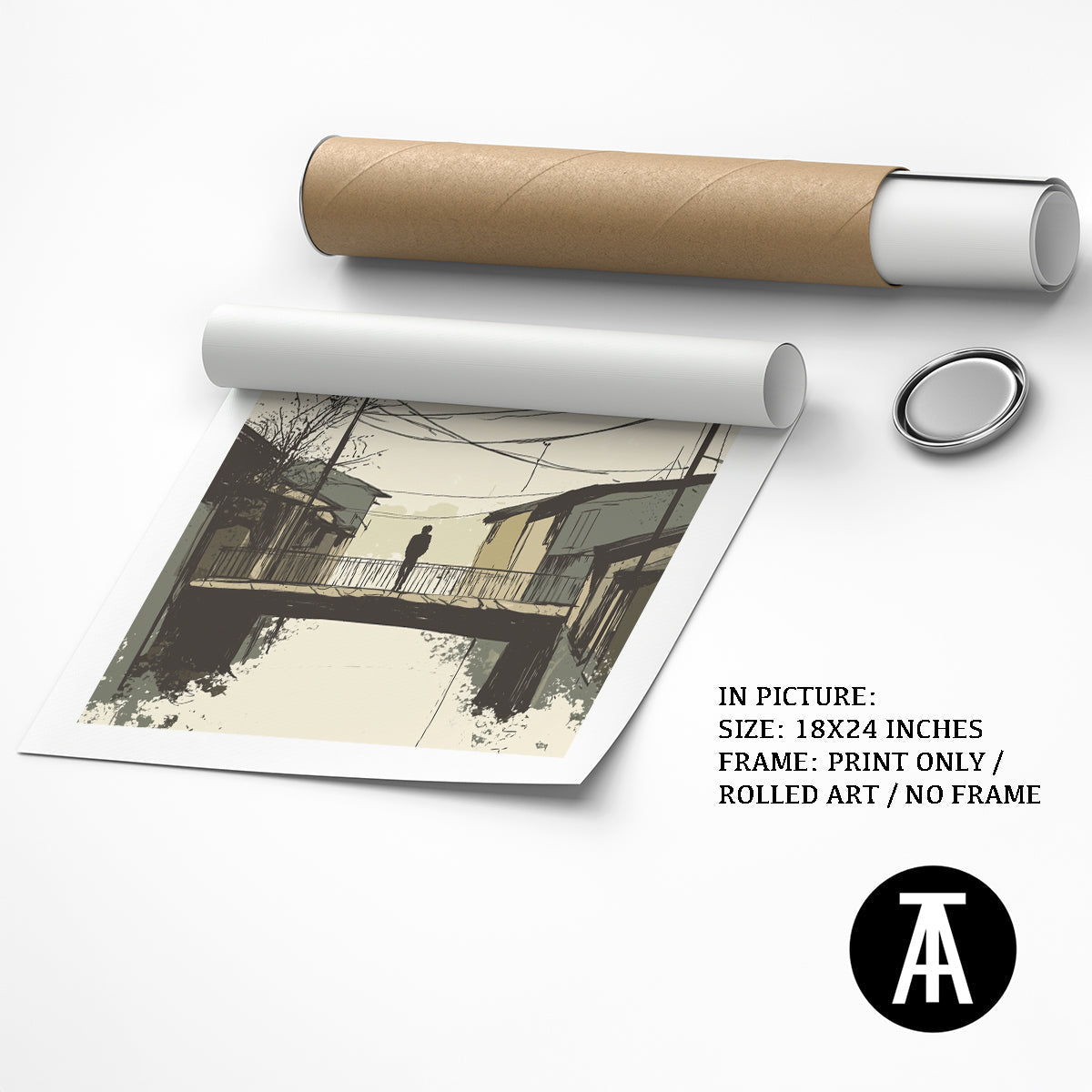 Artwork as Print Only or Rolled Art