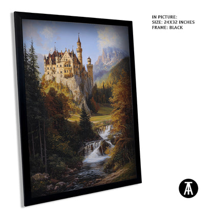 Artwork in Metal Earling Silver Frame