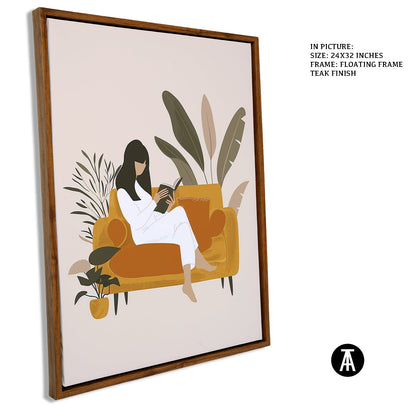 Artwork in Floating Frame