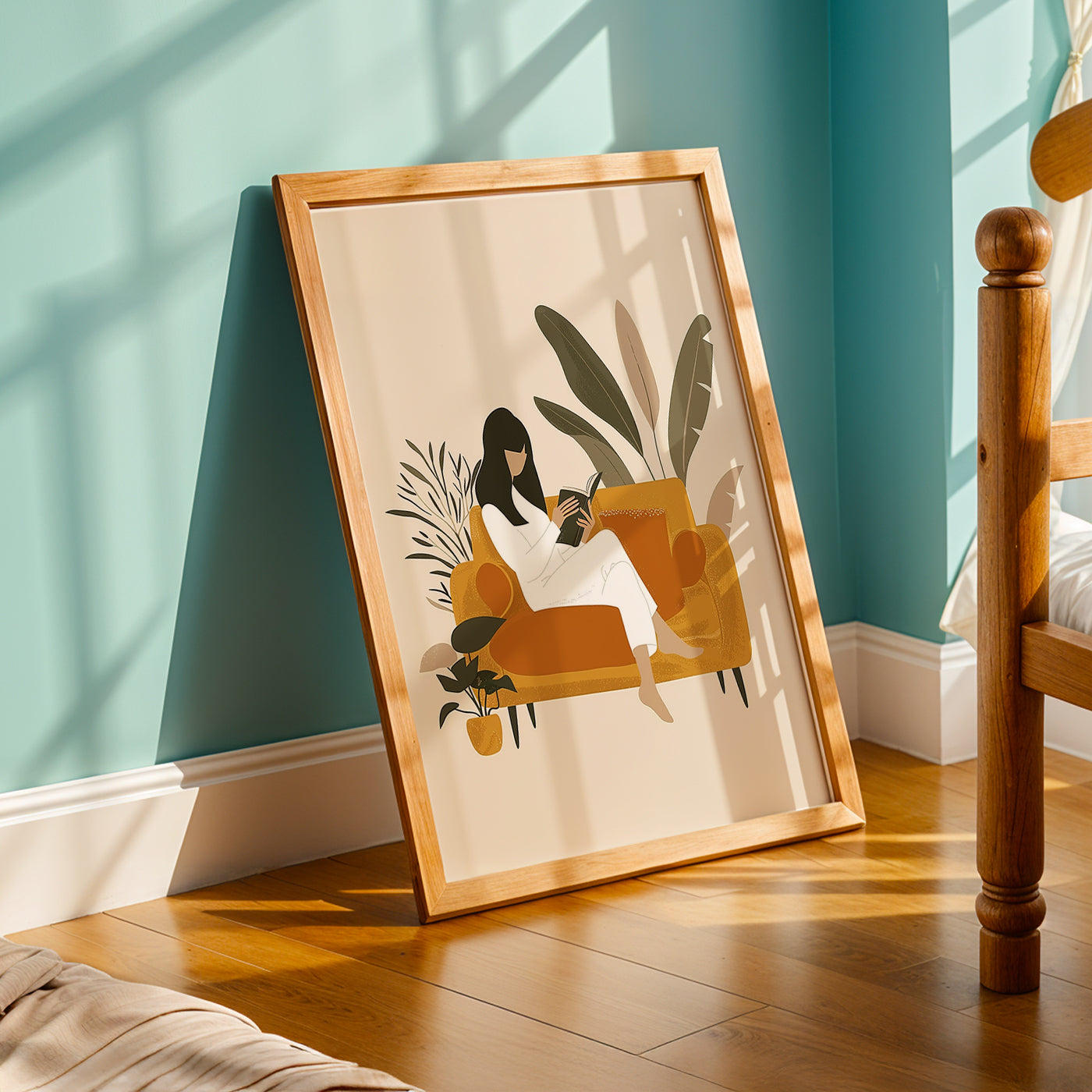 Praha Bohemian Artwork in a Lifestyle Setting