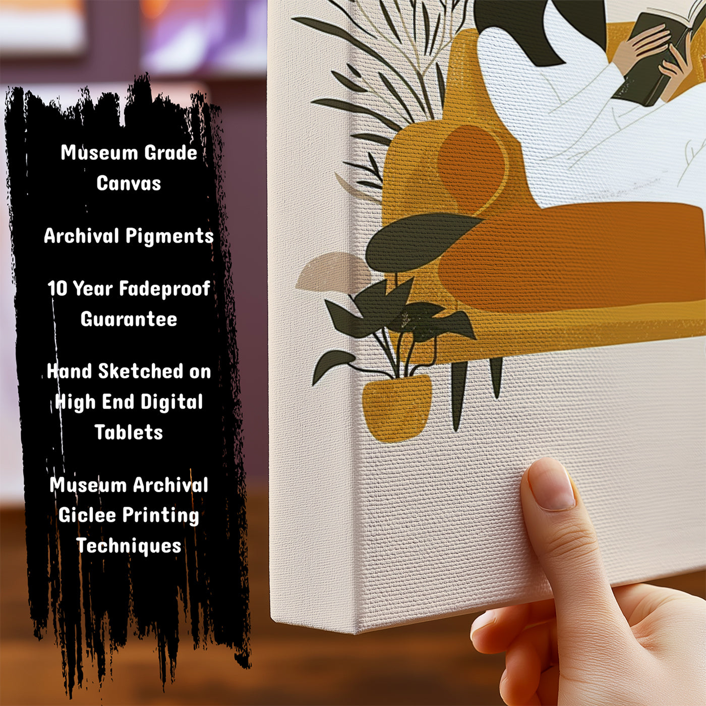 Information about Boho Art Canvas Art Print