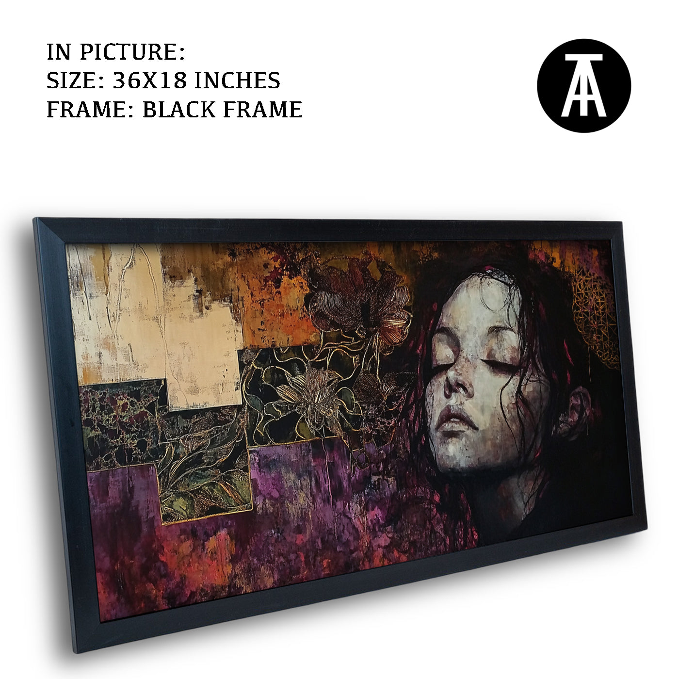 Artwork in Metal Earling Silver Frame