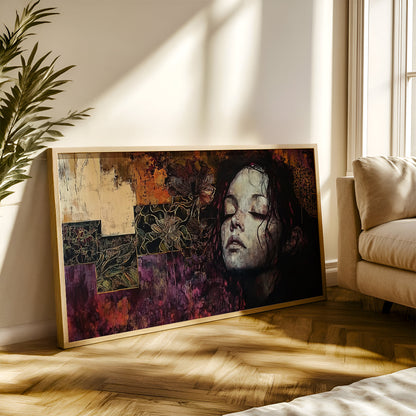 Modern Art Painting in a Lifestyle Setting