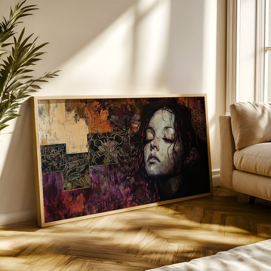 Modern Art Painting in a Lifestyle Setting