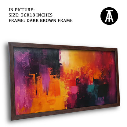Artwork in Metal Champagne Gold Frame
