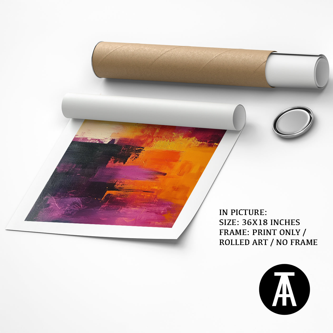 Artwork as Print Only or Rolled Art